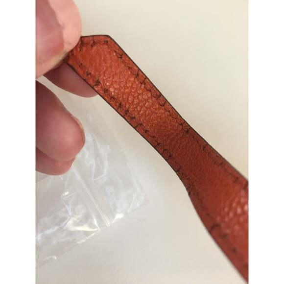 HERMES Artemis Bracelet in Orange Leather - Picture 5 of 5